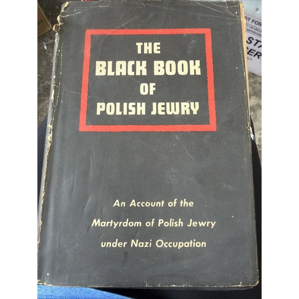 The Black Book of Polish Jewry Nazi Occupation Holocaust 1943 HCDJ